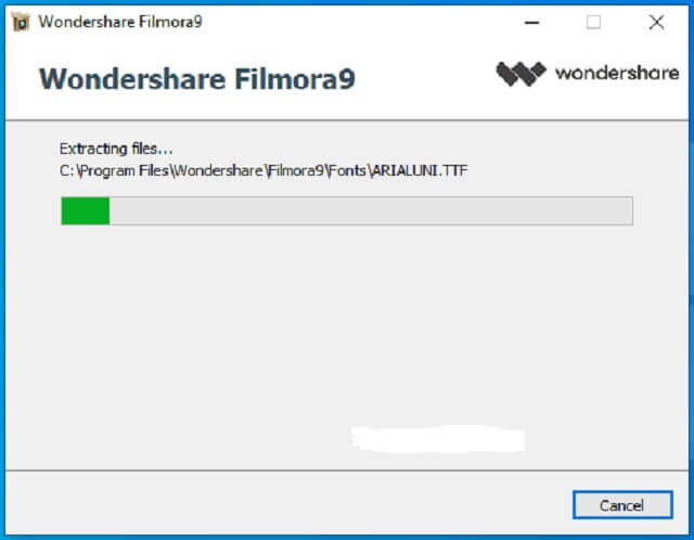 cài đặt phần mềm Wondershare Filmora 9-5