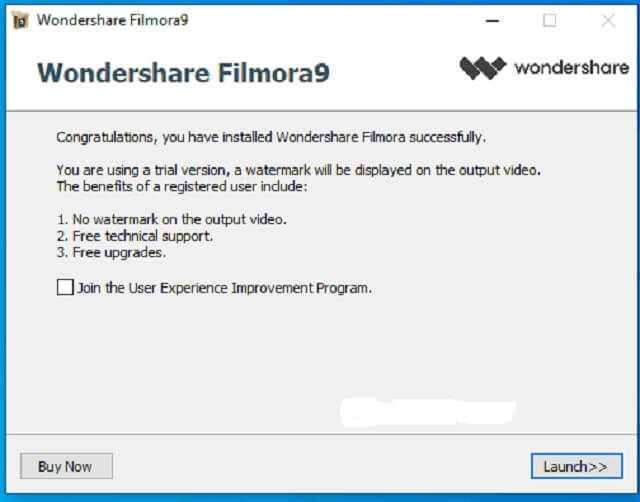 cài đặt phần mềm Wondershare Filmora 9-6