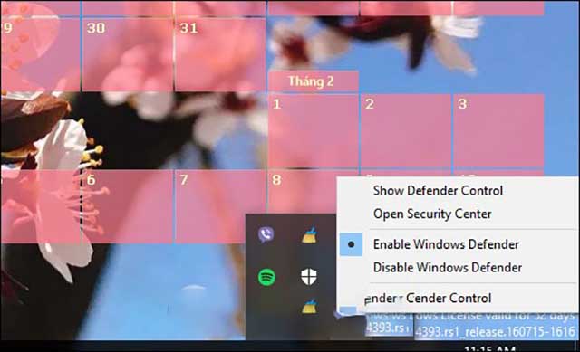 Bật – tắt Windows Defender qua phần mềm 7