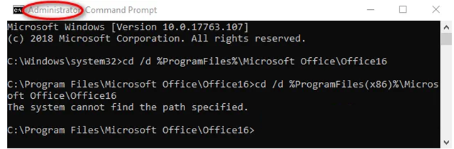 kích hoạt office 365 bằng Command Prompt-2