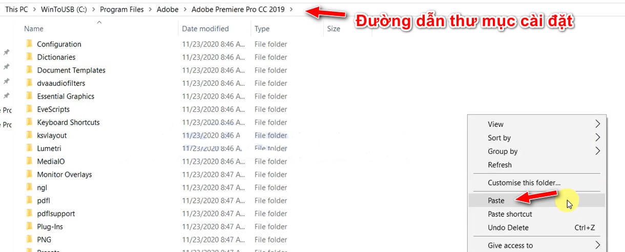 cài đặt Adobe Premiere Pro CC 2019 7