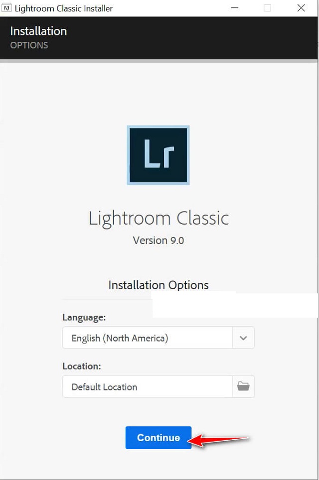 cài đặt Adobe Lightroom Classic 2020 bước 2-2