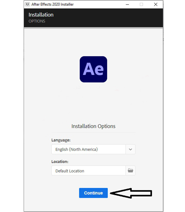 cài Đặt Adobe After Effects 2021-4