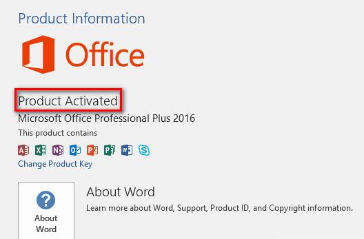 Key Office 2016 Professional Plus